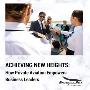 Who flies private? Business leaders