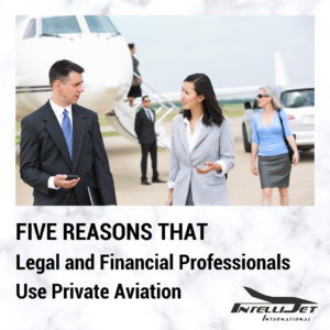 Who Flies Private? Legal and Financial Professionals