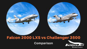 Falcon 2000 LXS with Bombardier Challenger 3500